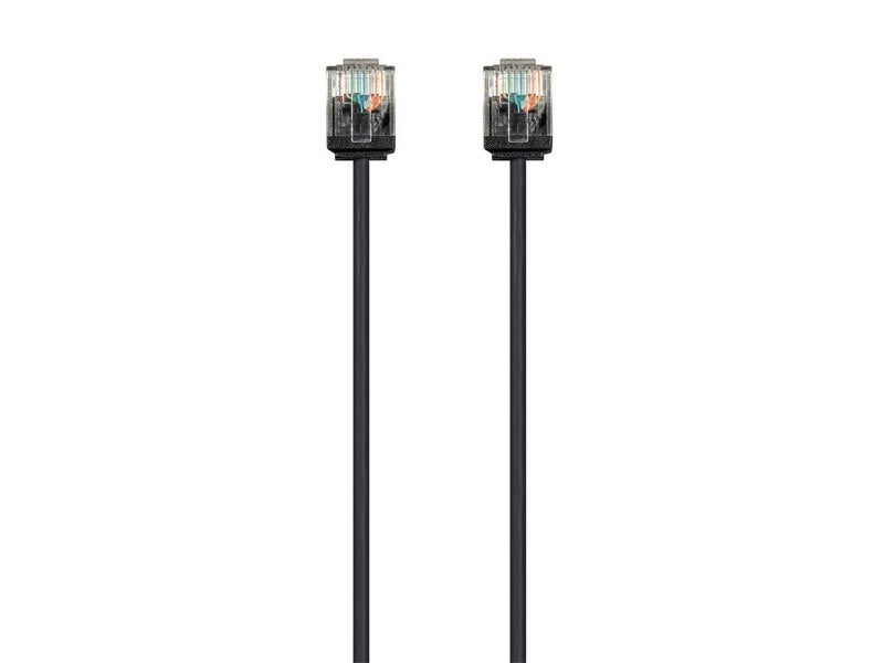 Monoprice Cat6 Ethernet Patch Cable - Snagless, 550MHz, UTP, 32AWG, 10 Feet, White - Micro SlimRun Series - Image 2